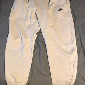 Nike Kids White Sweatpants